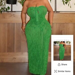 Brand New Shein Strapless Maxi - Size 4x SOLD OUT ONLINE